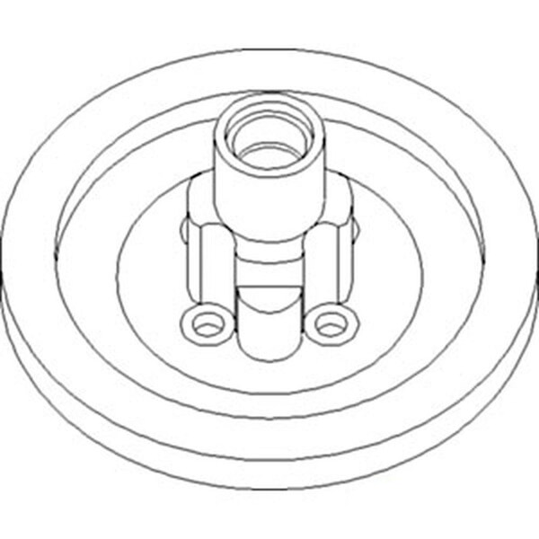 Aic Replacement Parts Cleaning Fan, Drive Pulley Fits John Deere 9400 9500 9500SH 9600 WN-AH131248-PEX - main